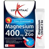Lucovitaal Magnesium citraat 400 mg 2go sticks 14 stuks