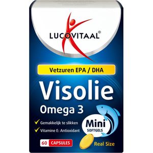 Lucovitaal Visolie Omega 3 mini softgels 60 softgels