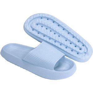 Lucovitaal Orthopedische Bad Slippers Blauw Maat 43-44 1 paar