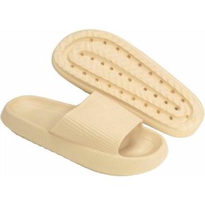 Lucovitaal Orthopedische Bad Slippers Beige 1 paar