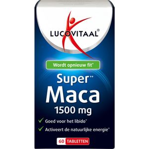 Lucovitaal Super Maca 1500Mg Tabletten - 1+1 Gratis