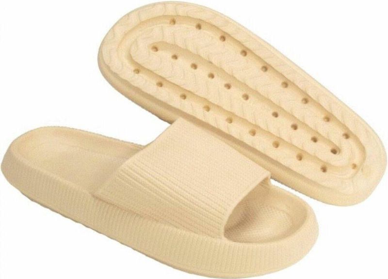 Lucovitaal Orthopedische Bad Slippers Beige 1 paar