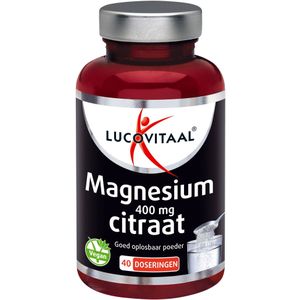 Lucovitaal Magnesium citraat 400mg poeder 100gr