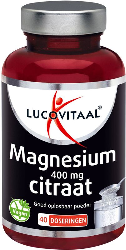 Lucovitaal Magnesium citraat 400mg poeder 100gr