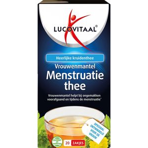 Lucovitaal Vrouwenmantel Menstruatie Thee Vegan 20 stuks