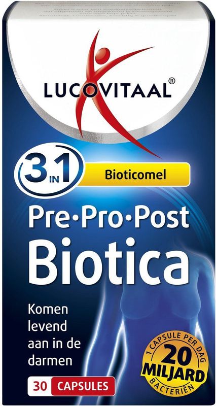 Lucovitaal Pre- Pro- Post Biotica 30 capsules