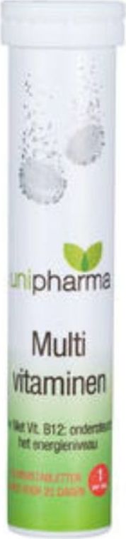 Unipharma - Multivitaminen - Bruistabletten - 20 tabletten