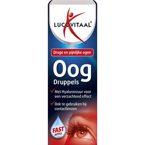 Lucovitaal - Oogdruppels - Droge Pijnlijke Ogen - 10ml - Medisch Hulpmiddel