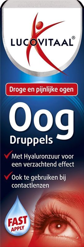 Lucovitaal - Oogdruppels - Droge Pijnlijke Ogen - 10ml - Medisch Hulpmiddel