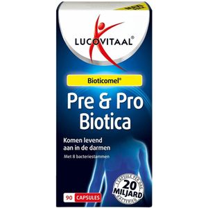 Lucovitaal - Pre & Probiotica - 90 Capsules - Bevat 20 miljard Probiotica