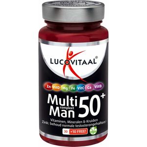 Lucovitaal Multi Man Compleet 50+ Met Ginkgo Biloba 40 capsules