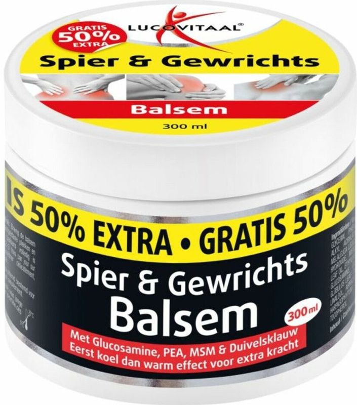 Lucovitaal Spier & Gewrichtsbalsem 50% Extra 300 ml