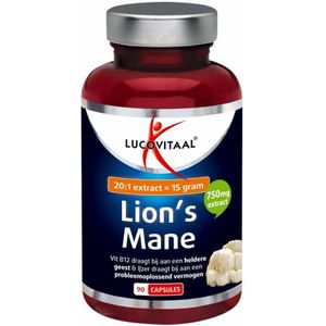 Lucovitaal - Lions Mane - Kruiden en Vitaminepreparaat - Vegan Capsule