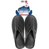 Lucovitaal - Orthopedische Zweedse Muiltjes - Zwart - Leerlook - Orthopedisch Voetbed
