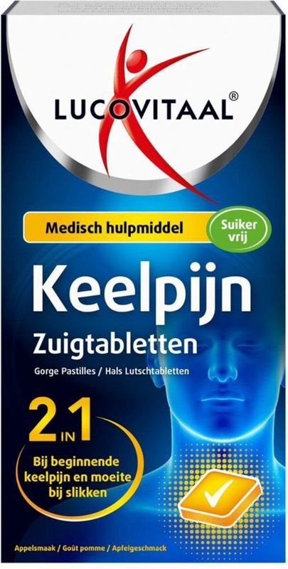 Lucovitaal Keelpijn 10 zuigtabletten