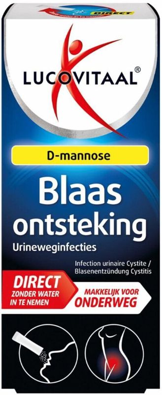 D-mannose - Blaasontsteking Sachets - Frambozen Smaak - 6 Stuks