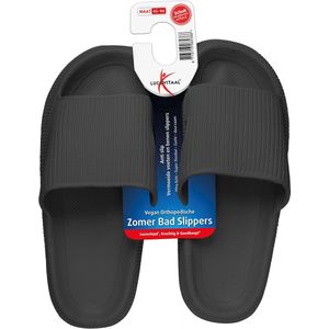 Lucovitaal - Badslipper - Zwart - Orthopedisch - 1 paar
