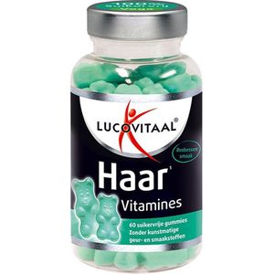 Lucovitaal - Haar Vitamine - 60 Gummies - Bosbessensmaak - Suikervrij
