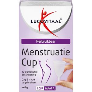 Lucovitaal menstruatie cup - maat A - 1 st