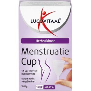 Lucovitaal menstruatie cup - maat A - 1 st
