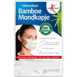 Lucovitaal Bamboe Mondkapje Wit