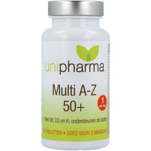 Unipharma - Multi A-Z 50+ - Multivitaminen - 90 Tabletten