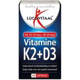 Lucovitaal Vitamine K2 + D3 60 capsules