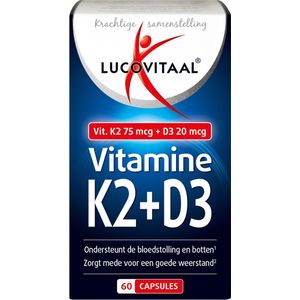 Lucovitaal Vitamine k2 + d3 60 caps 60caps