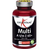 Lucovitaal Voedingssupplementen Multi A t/m Z 65+ Tabletten Met Q10 180Tabletten
