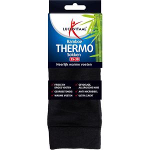 Lucovitaal Thermosokken maat 43-46 zwart 1 paar