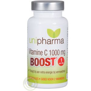 Unipharma - Vitamine C - 1000mg Capsules - Vegan - 100% Natuurlijk