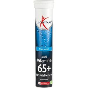 Lucovitaal Multi 65+ Bruistabletten Mangosmaak 20 bruistabletten