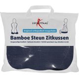 Lucovitaal Bamboe Steun Zitkussen Blauw