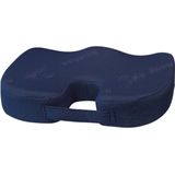 Lucovitaal Bamboe Steun Zitkussen Blauw