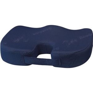 Lucovitaal Bamboe Steun Zitkussen Blauw