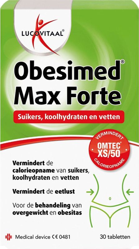 Lucovitaal - Obesimed Max Forte - Tabletten - Medisch Hulpmiddel - 60 Stuks