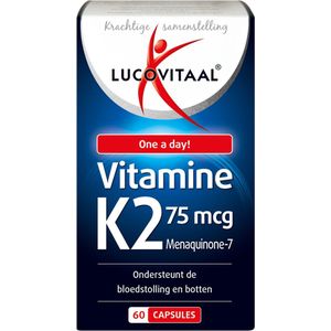 Lucovitaal Vitamine k2 75mcg 60 caps 60caps