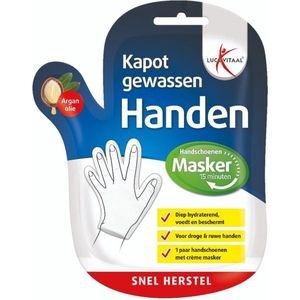 Lucovitaal - Handmasker - Kapot Gewassen Handen - 1 paar