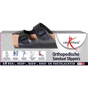 Lucovitaal Orthopedische sandaal slippers maat 40 1paar