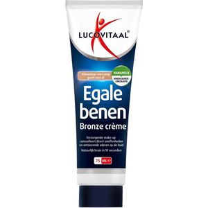 Lucovitaal - Egale Benen Bronze Crème - 75 ml - Verzorgt Huid - Camoufleert Oneffenheden