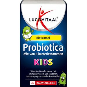 Lucovitaal Probiotica kids 30 kauwtabletten