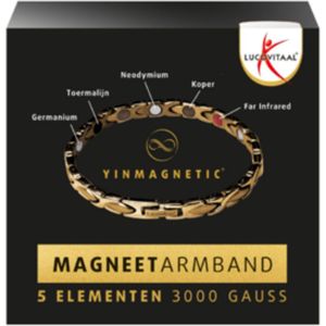 Lucovitaal Yinmagnetic Magneet Armband Goud
