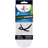 Lucovitaal - Sportsokken - Bamboe - Wit - 1 paar