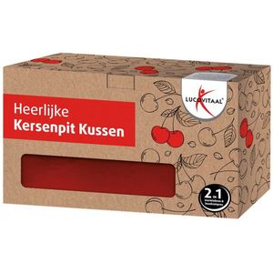 Lucovitaal - Kersenpit Kussen - Warmtebron & Koudcompres - Katoen - Natuurlijke Kersenpitten