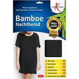 Lucovitaal - Bamboe Nachthemd - Zwart - 1 stuk