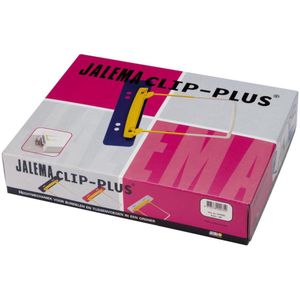 Jalema Buismechaniek Clip Clip Plus, met inhangstrip voor ordner (pak 100 stuks)