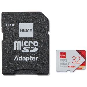 HEMA Micro SD Geheugenkaart 32GB