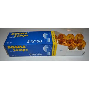 Lamp 12v-21/5w bay15d geel p/st