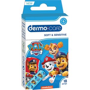 Dermo Care - Paw Patrol - Soft & Sensitive - Pleisters - 18 stuks