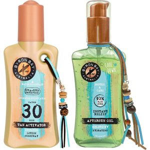 Byron Bay Tan Activator SPF 30 & Aftersun Cooling Aloe Vera Gel